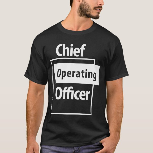 Chief Operating Officer Job Title Profession T-Shirt (Front)