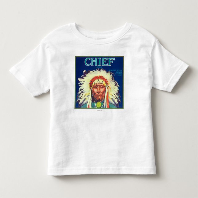 Chief Orange LabelRedlands, CA Toddler T-Shirt (Front)