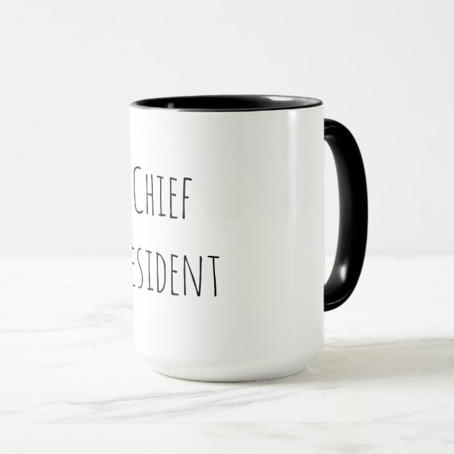 Chief Resident Gift Mug (Front Right)