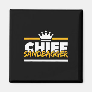 Chief Sandbagger Gag Golf Magnet