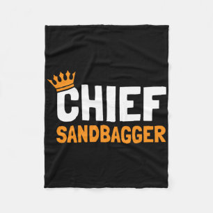 Chief Sandbagger Golf - Uni-adults  Fleece Blanket