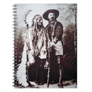 Chief Sitting Bull (1831-90) on tour with Buffalo Notebook