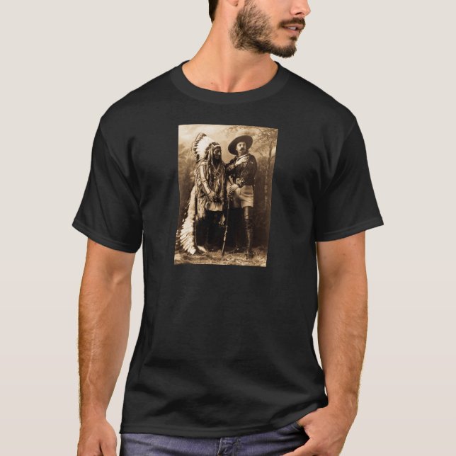 Chief Sitting Bull and Buffalo Bill 1895 T-Shirt (Front)