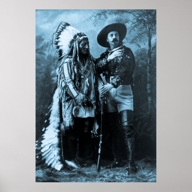Chief Sitting Bull and Buffalo Bill Poster (Front)