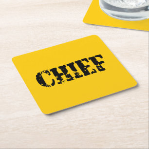 CHIEF SQUARE PAPER COASTER