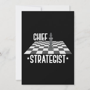 Chief Strategist Chess   I Always Win This Game Holiday Card
