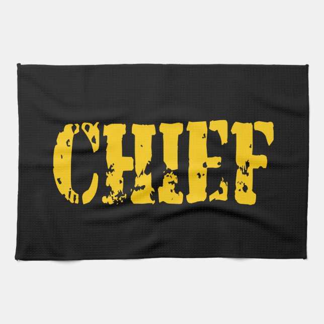 CHIEF TEA TOWEL (Horizontal)