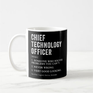 Chief Technology Officer Definition Cto Humour Coffee Mug