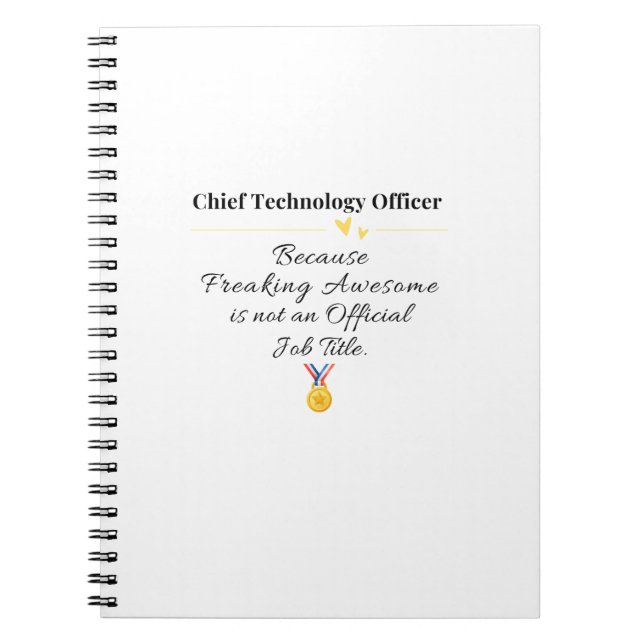 Chief Technology Officer Notebook (Front)