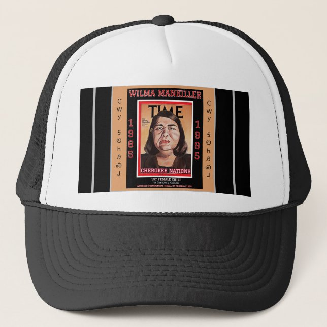 Chief Wilma Mankiller -  Trucker Hat (Front)