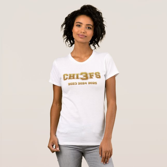Chiefs 3Peat, Three Peat,  Women's tshirt (Front Full)