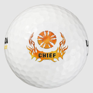 Chief's Flames Golf Balls