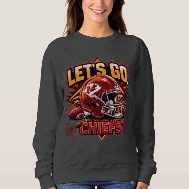 chiefs football , kansas city  sweatshirt (Front)