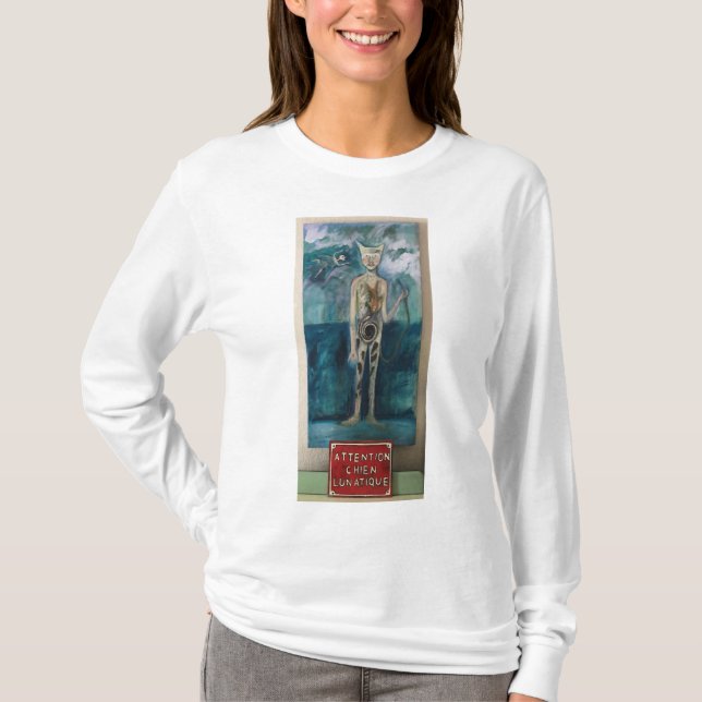 Chien Lunatic Warning T-Shirt (Front)