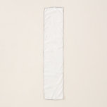Chiffon Scarf<br><div class="desc">This chiffon scarf is shown in a lovely solid colour of white with a black thread edging.
Customise this item and choose the thread colour you want or buy as is.</div>