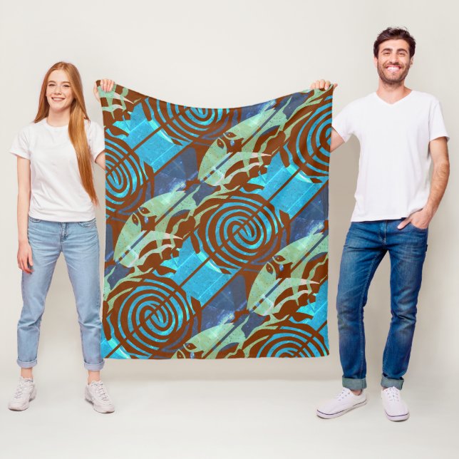 Chiffon Scarf Fleece Blanket (In Situ)