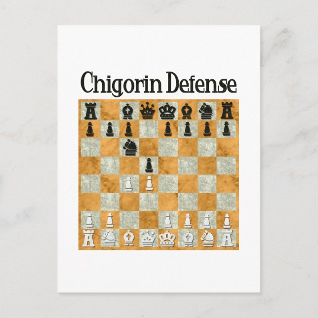 Chigorin Defence Postcard (Front)