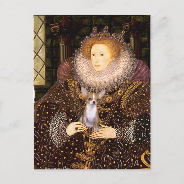 Chihuahua 1 - Queen Postcard (Front)