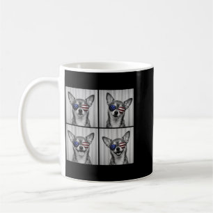 Chihuahua 4th Of July Aamerican Flag Dog Patriotic Coffee Mug