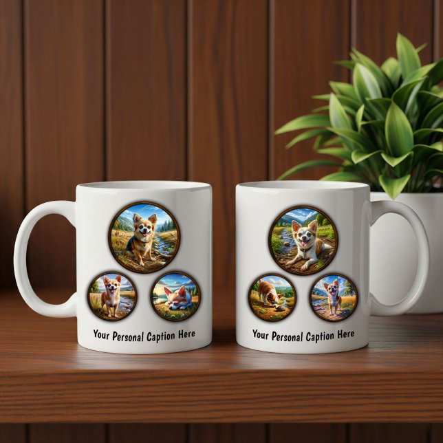 Chihuahua 6-Image Coffee Mug Design (Creator Uploaded)
