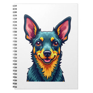 Chihuahua  Abstract Painting  Colour  Cute Dog (2) Notebook