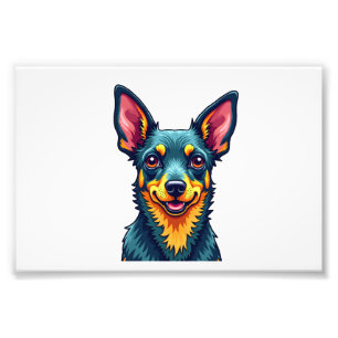 Chihuahua  Abstract Painting  Colour  Cute Dog (2) Photo Print
