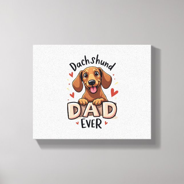 Chihuahua Abstract Painting Colour Cute Dog        Canvas Print (Front)