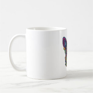 Chihuahua Abstract Painting Colour Cute Dog Coffee Mug