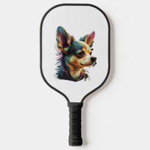 Chihuahua  Abstract Painting  Colour  Cute Dog     Pickleball Paddle