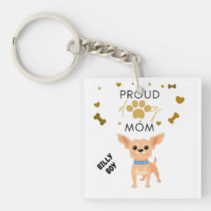 "CHIHUAHUA" acrylic double sided keychain. Key Ring