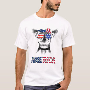Chihuahua America American Flag Chihuahua Owner 4T T-Shirt