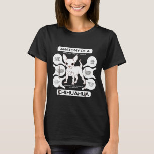 Chihuahua Anatomy Funny Chihuahua Merchandise T-Shirt