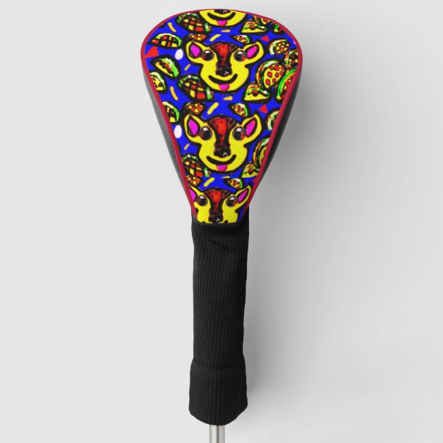 Chihuahua and Tacos party Golf Head Cover (Front)