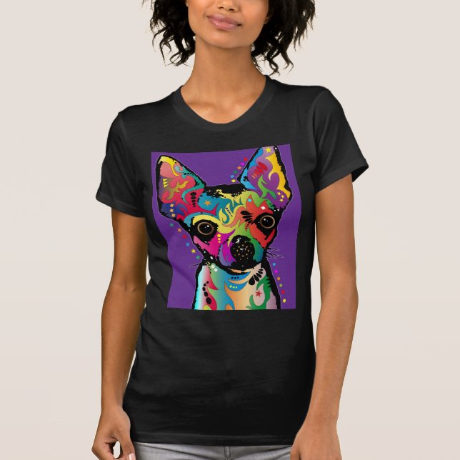 Chihuahua Art T-Shirt (Front)