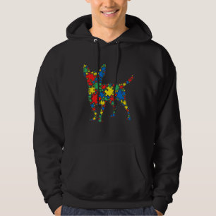 Chihuahua Autism Puzzle for Women Men Kids Autism  Hoodie