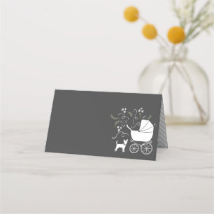 Chihuahua Baby Shower Place Card