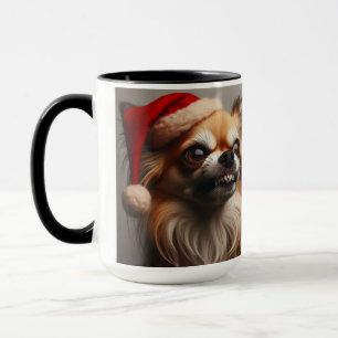 Chihuahua Bah! Humbug Christmas Coffee Mug Cup