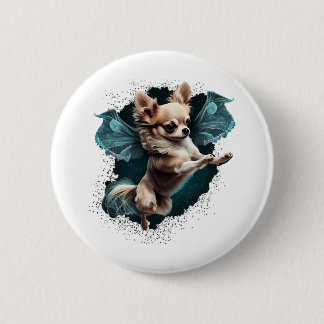 Chihuahua Ballerina Ballet Dance Dancing 6 Cm Round Badge