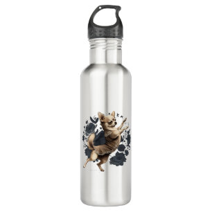 Chihuahua Ballerina Ballet Dance Dancing 710 Ml Water Bottle