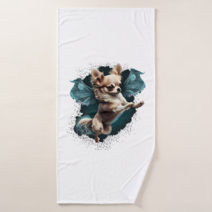 Chihuahua Ballerina Ballet Dance Dancing Bath Towel