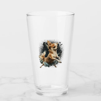 Chihuahua Ballerina Ballet Dance Dancing Glass
