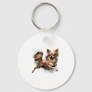 Chihuahua Ballerina Ballet Dance Dancing Key Ring