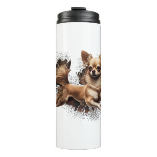 Chihuahua Ballerina Ballet Dance Dancing Thermal Tumbler