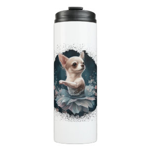 Chihuahua Ballerina Ballet Dance Dancing Thermal Tumbler