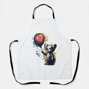 Chihuahua Balloon Cute Dog Chiwawa Funny Apron