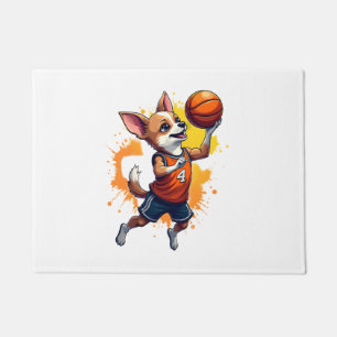 Chihuahua  Basketball  Player  Sport  Dunk  Copy Doormat