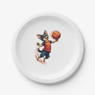 Chihuahua  Basketball  Player  Sport  Dunk  Paper Plate