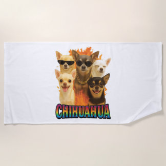 Chihuahua beach towel