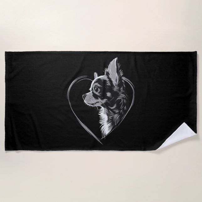 Chihuahua      beach towel (Front)