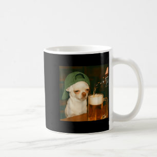 Chihuahua Beer Funny Meme Dog Reaction Humor Dog M Coffee Mug